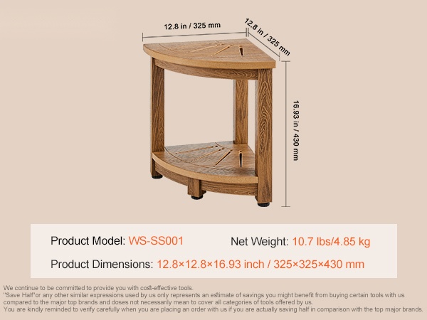 Monikäyttöinen penkki kylpyhuoneeseen ja oleskelutiloihin