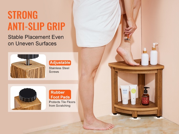 Teak-penkki käytössä kylpyhuoneessa ja muissa tiloissa