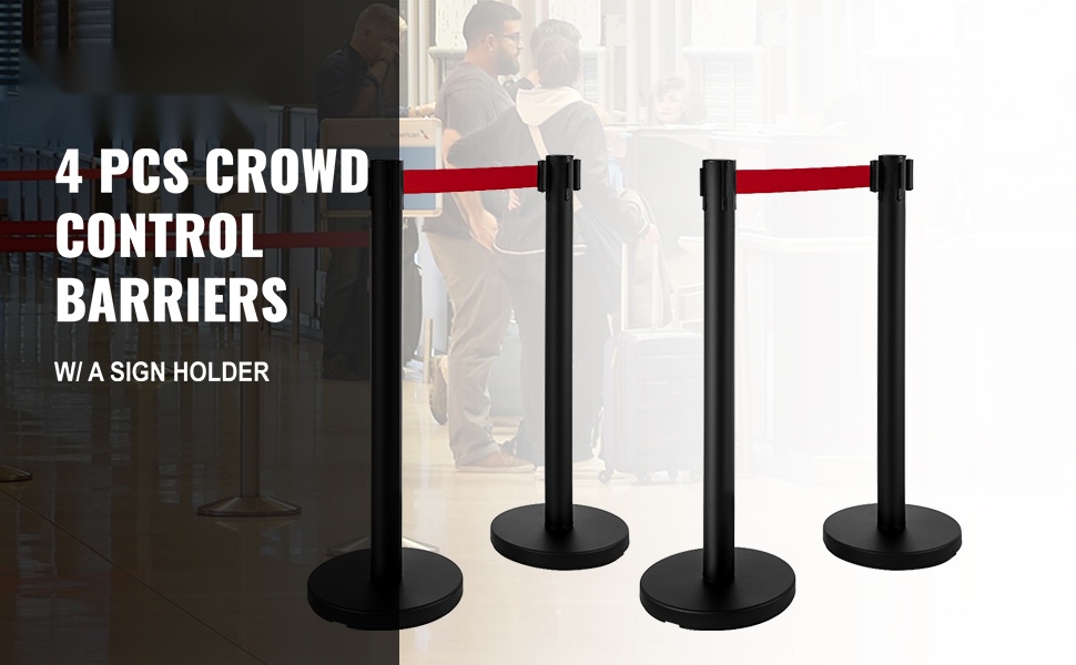 Jonotusohjaus tolpat ja hihnat