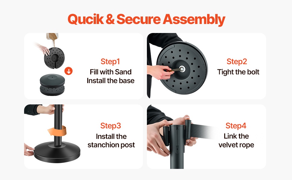 Helposti koottava aitaustolppa