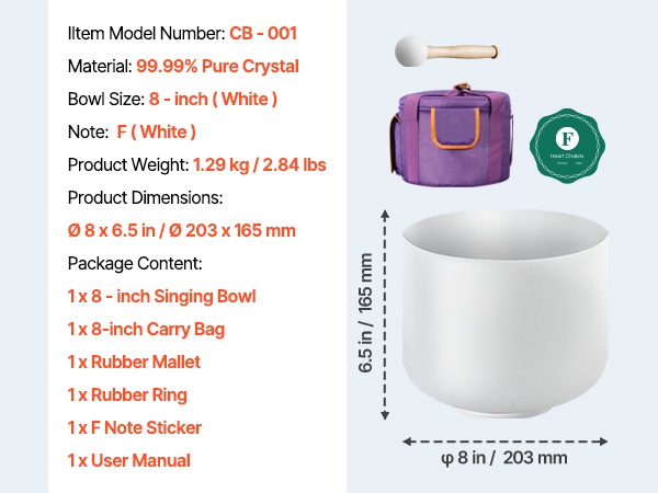 Kristallilaulukulho kantolaukun kanssa - kuva 6 mobiili