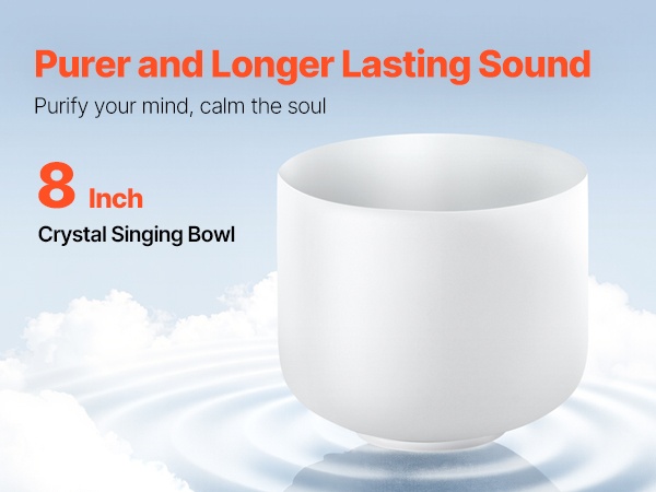 Kristallilaulukulho 8-tuumainen - kuva 1 mobiili