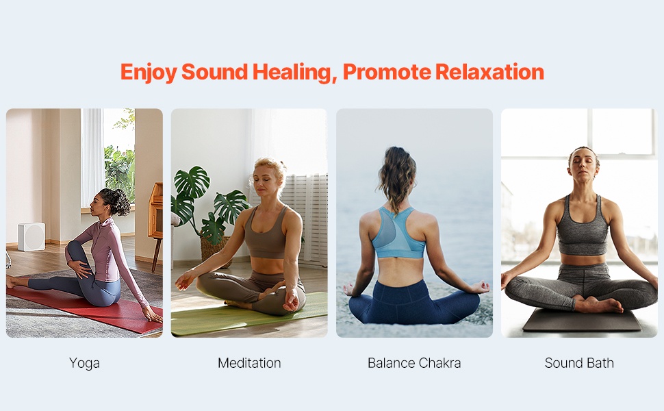 Kristallikulhot jooga- ja meditaatioharjoituksiin