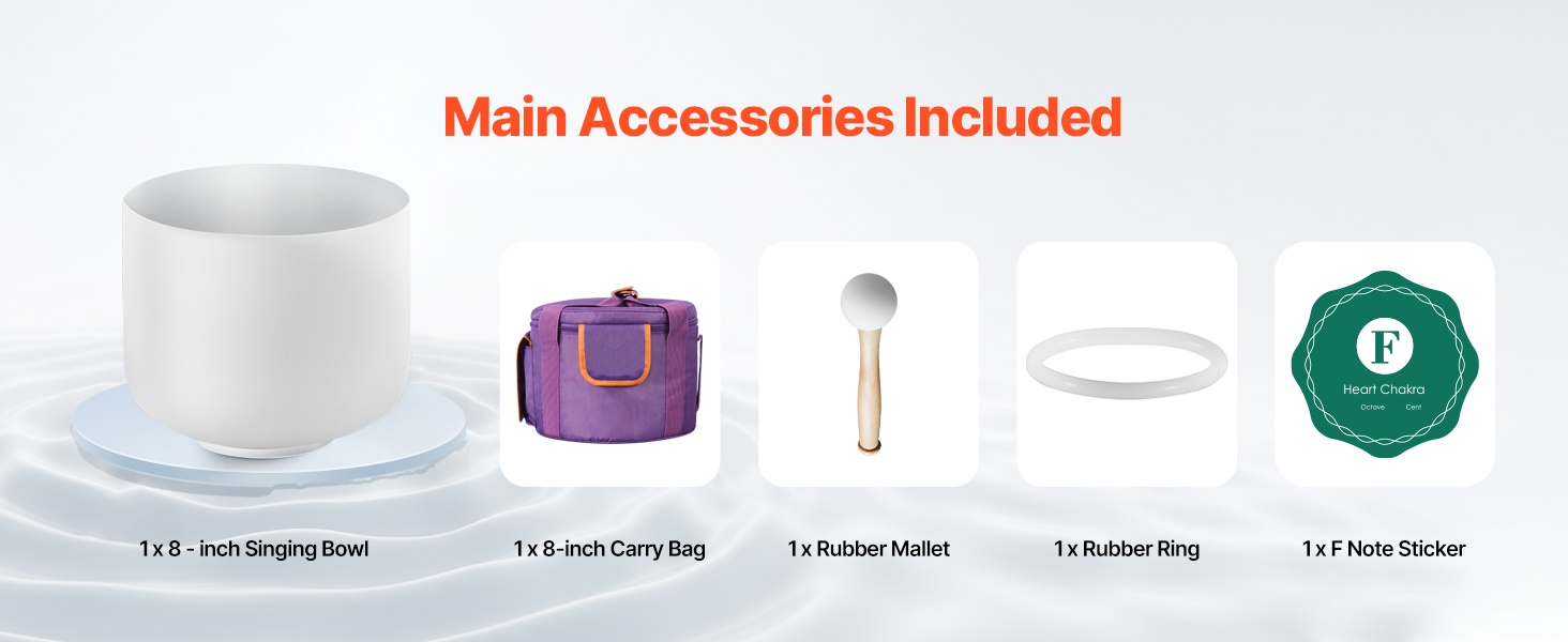 Kristallilaulukulhon tarvikkeet - kuva 5