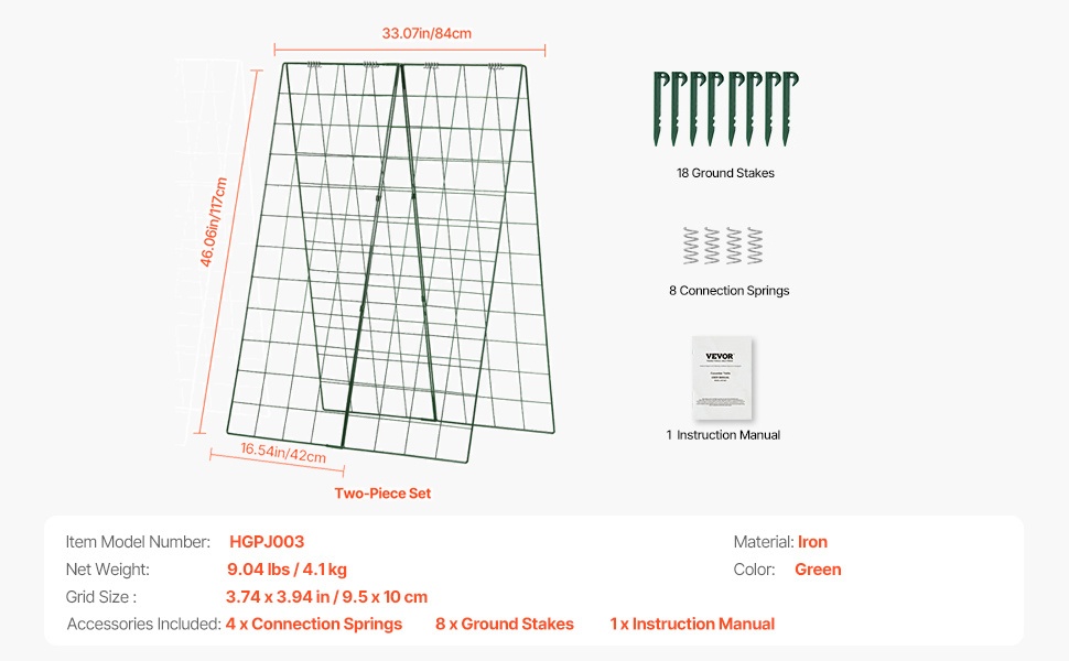 Puutarhatrellis korotettuun viljelylaatikkoon