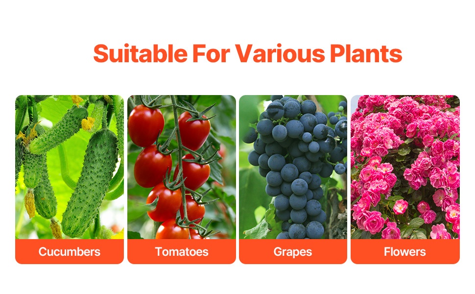 Köynnöstuki monille vihanneksille ja köynnöskasveille