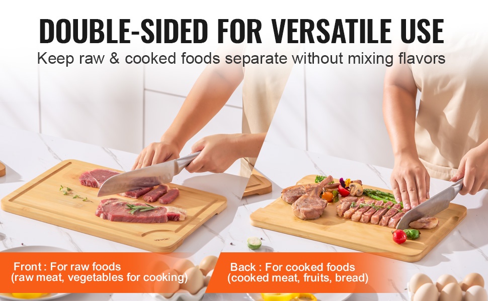 Kaksipuolinen leikkuulauta mehukourulla