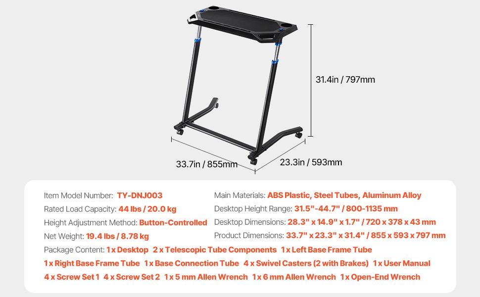 Pyöräilypöytä kotitoimistokäytössä