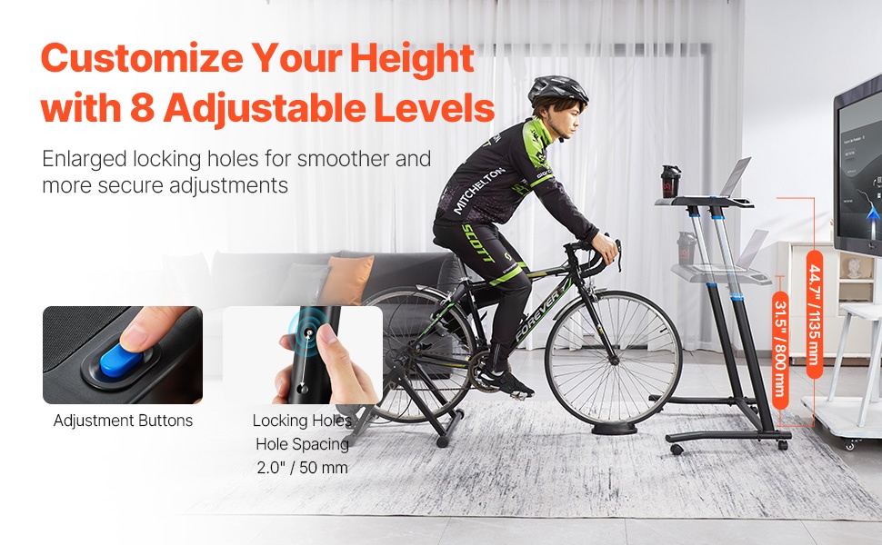 Korkeussäädettävä pöytätaso