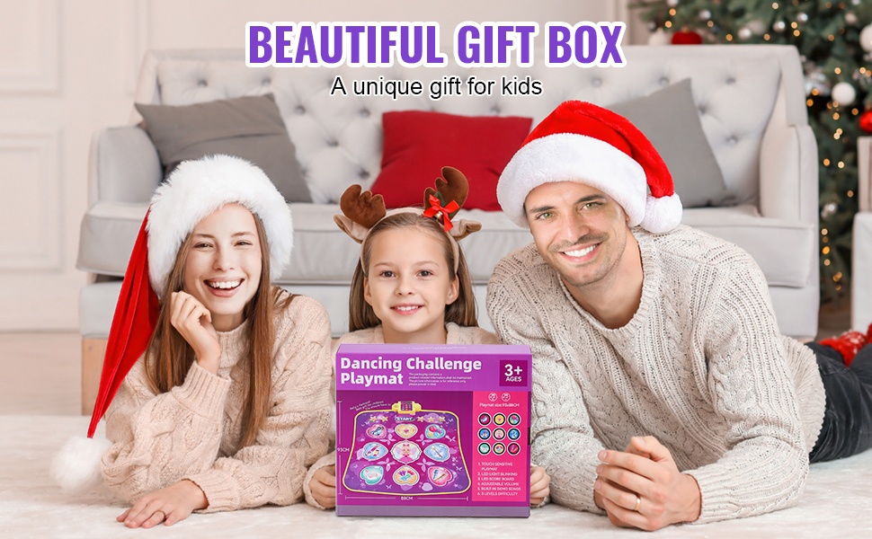 Tanssimatto lahjapakkauksessa