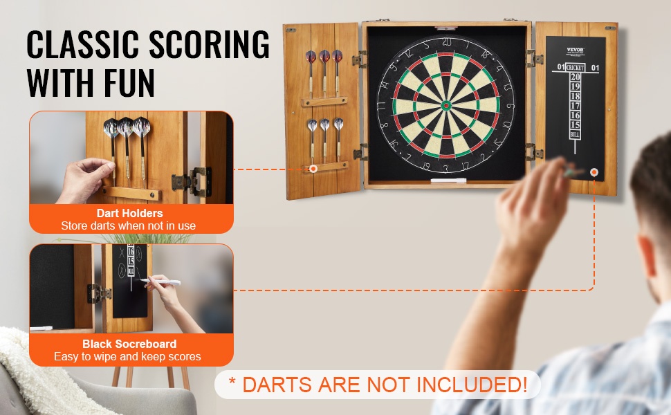 Retro-tyylinen puukuosinen tikkakaappi