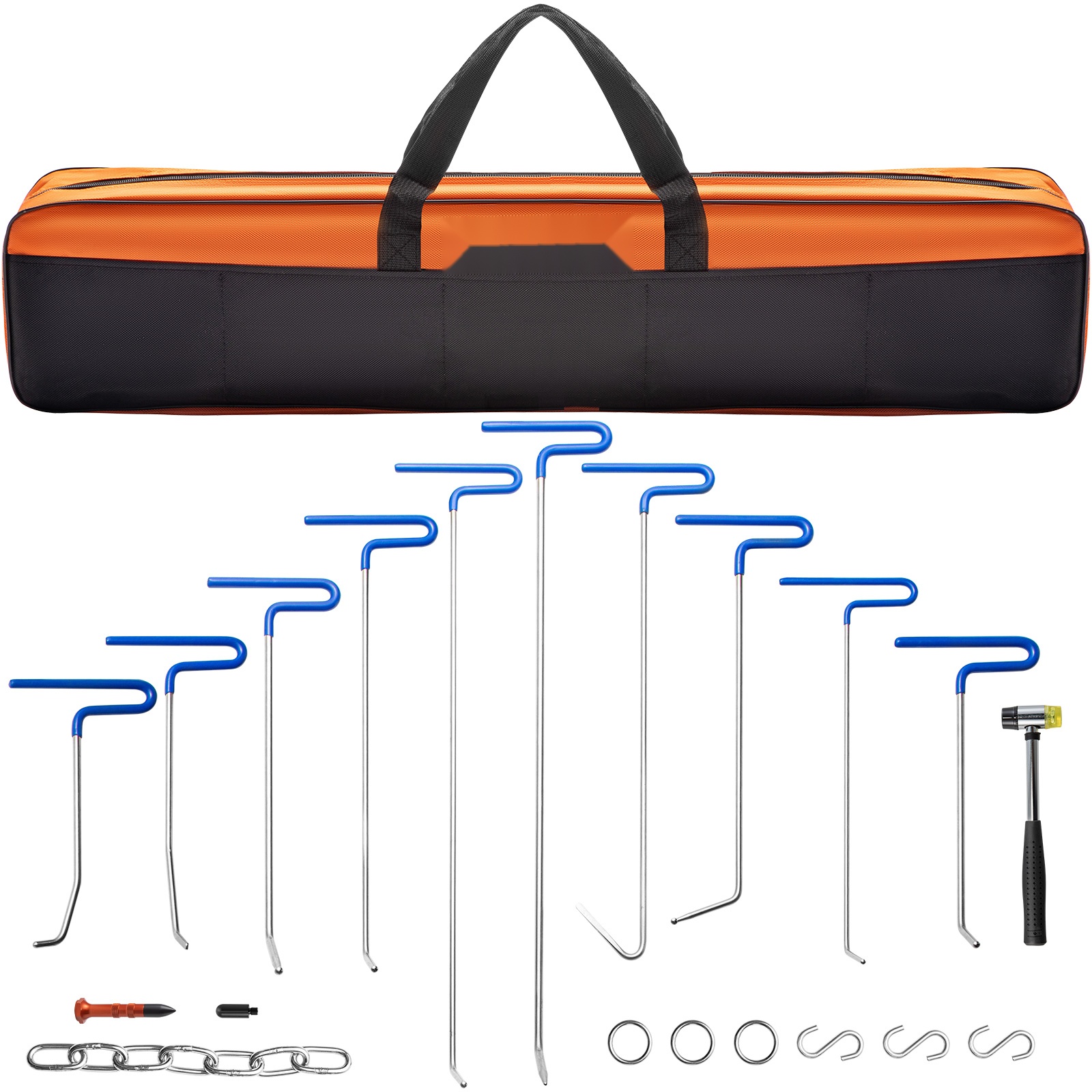 21-osainen lommonkorjaustankosarja