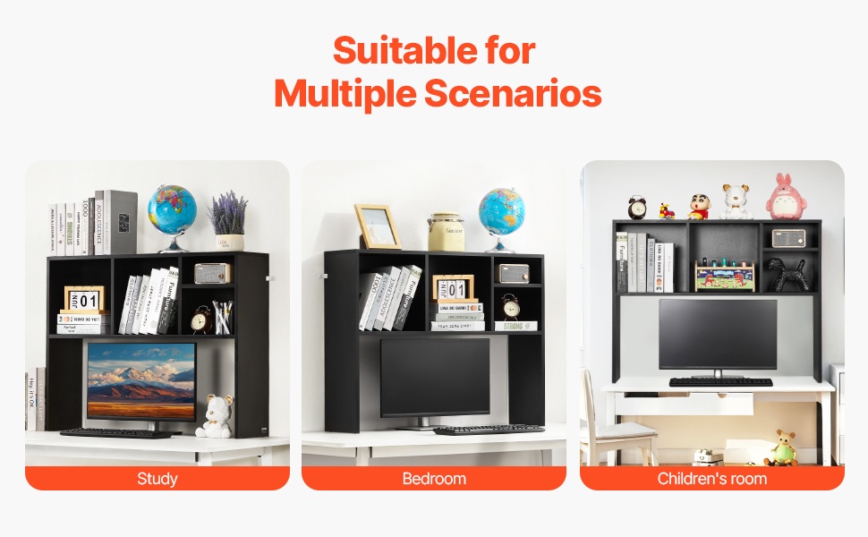 Pöytähylly käytössä työpöydällä