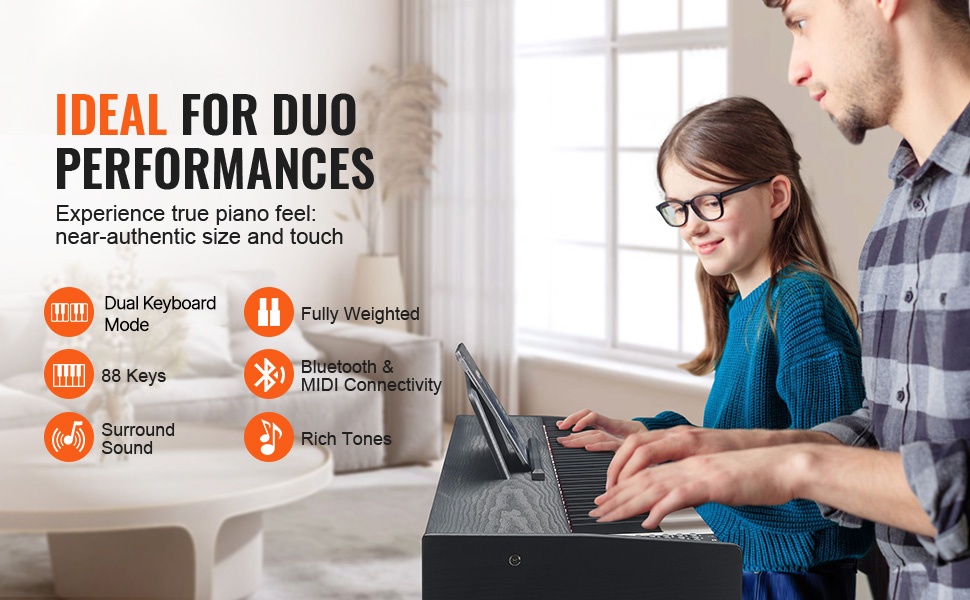 Digitaalipiano 88 koskettimella