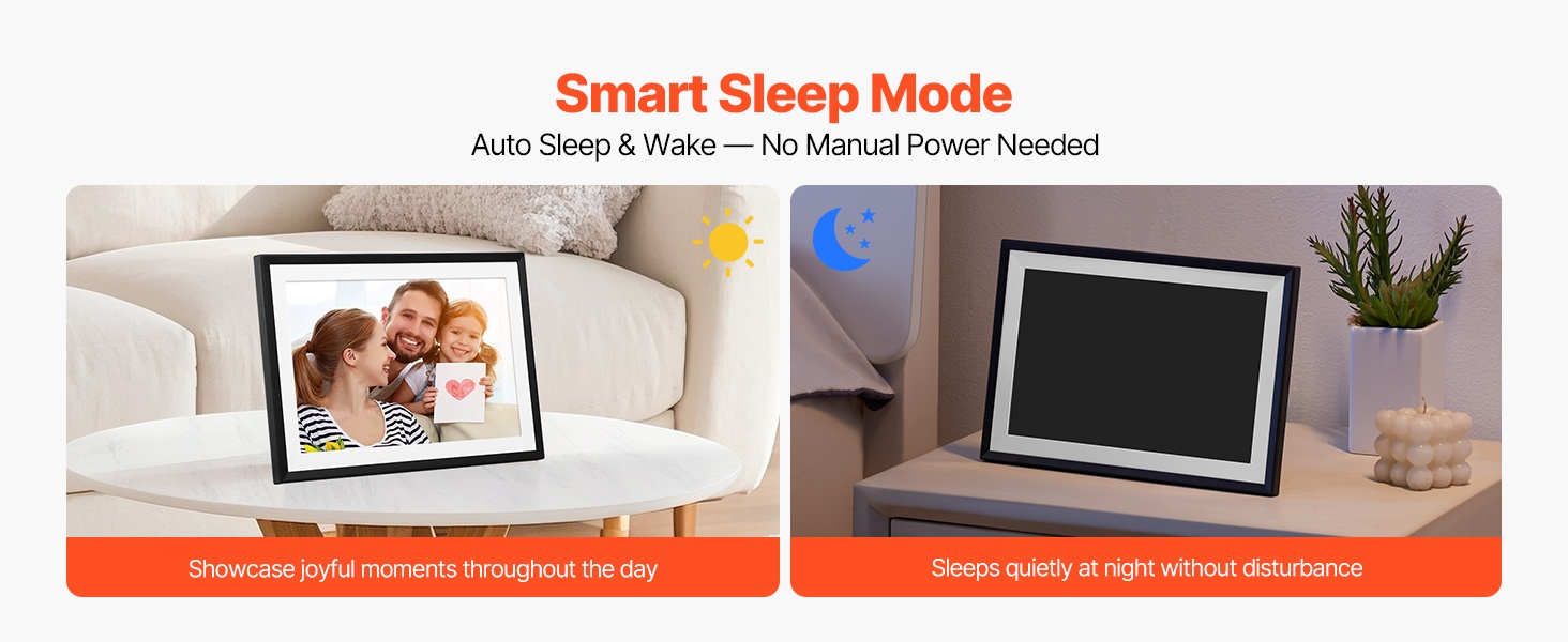 Digitaalinen valokuvakehys Wi‑Fi-yhteydellä