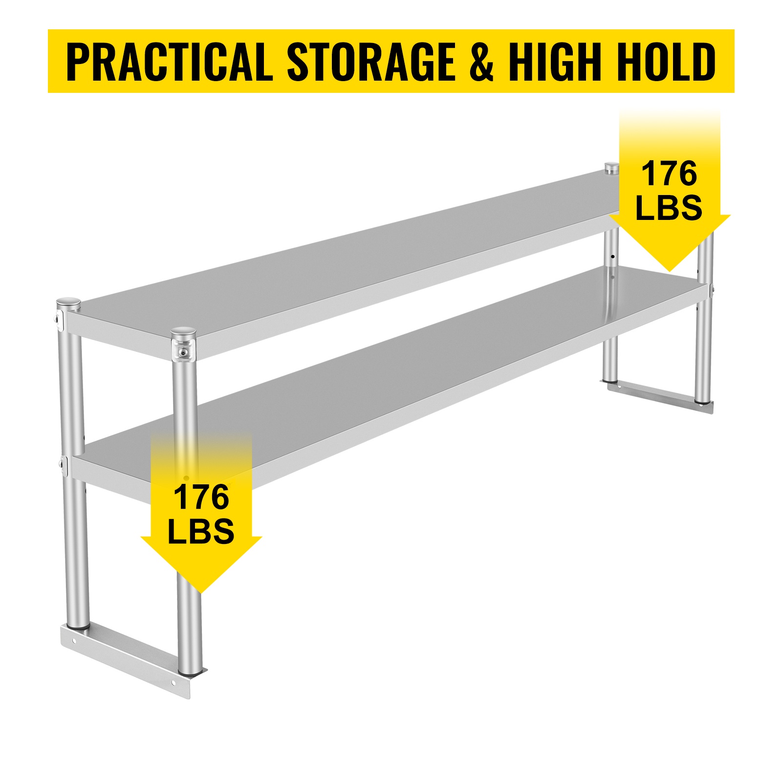Säädettävä alempi hylly
