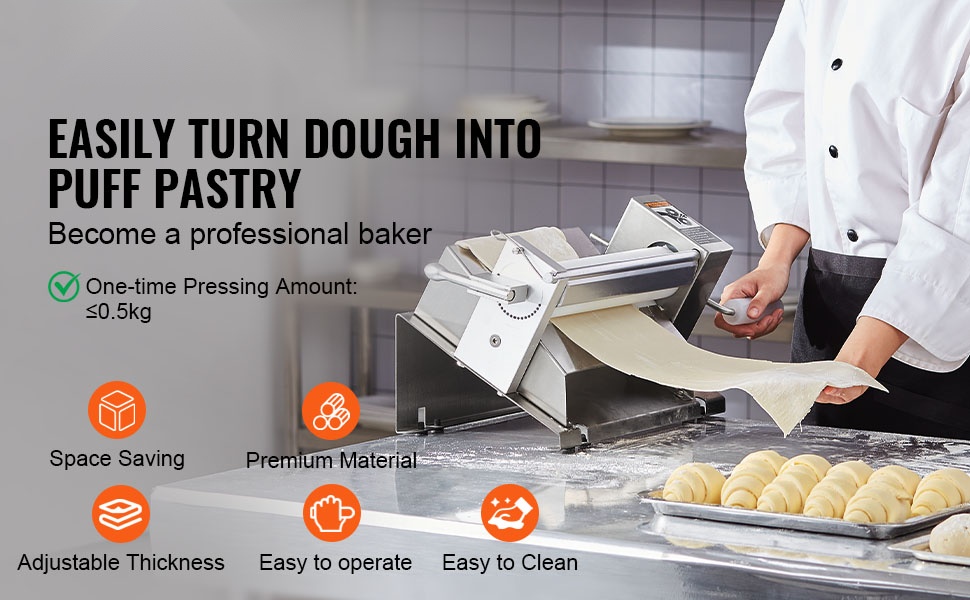 Manuaalinen taikinakaulin pöydällä