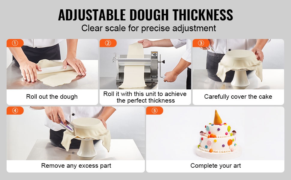 Taikinan paksuuden säätö