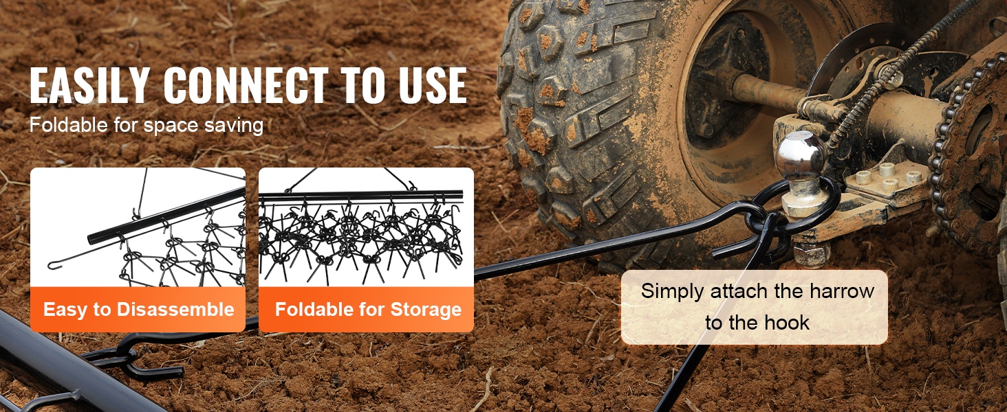 Ketjuäes käytössä traktorin kanssa