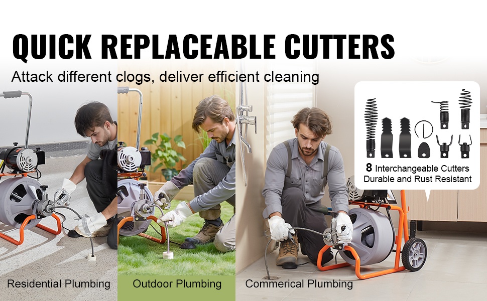 250W moottori viemärinpuhdistimeen