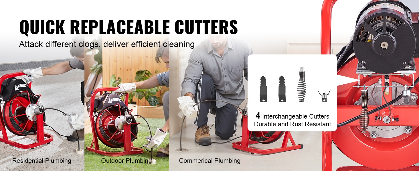 Vaihdettavat leikkurit