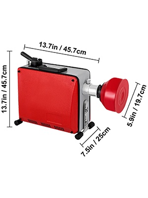 Putkenpuhdistuskoneen tekniset tiedot
