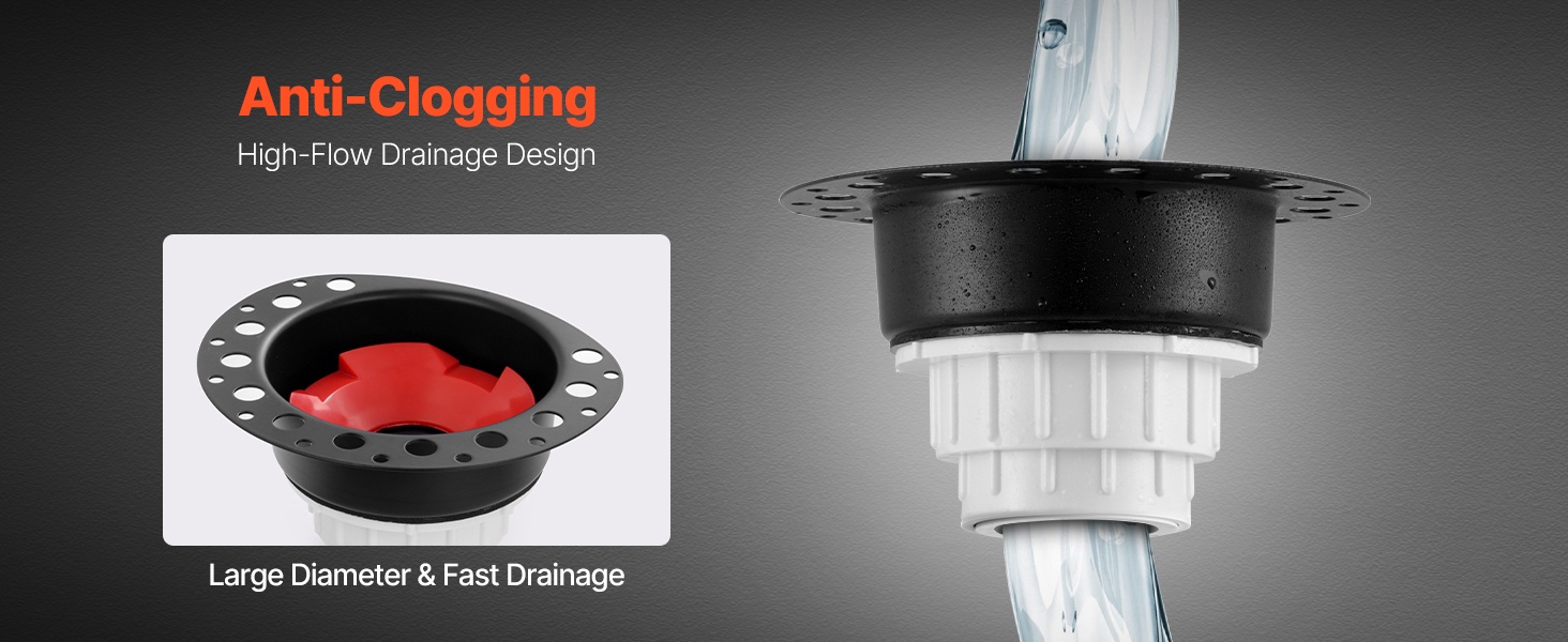 Suurihalkaisijainen viemäriliitäntä ja tiiviste