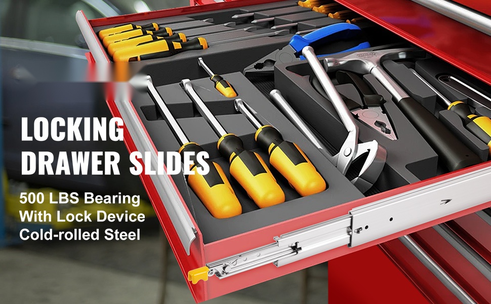 Laatikkokisko lukituksella