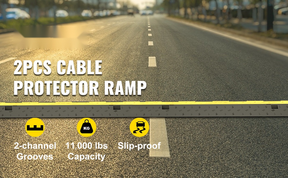 Kaapelisuoja ajorampille
