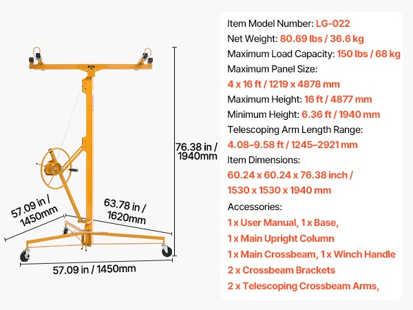 Nostimen mittapiirros