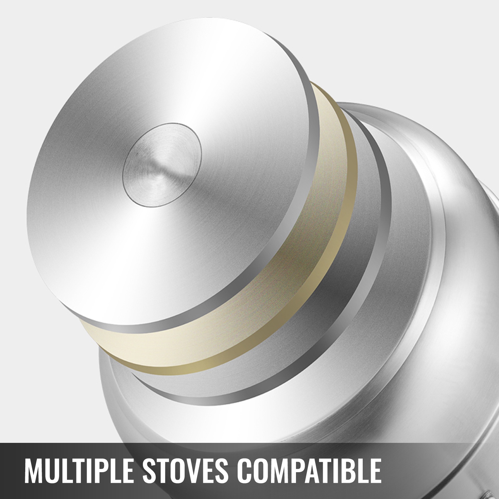 Yhteensopiva eri liesien kanssa