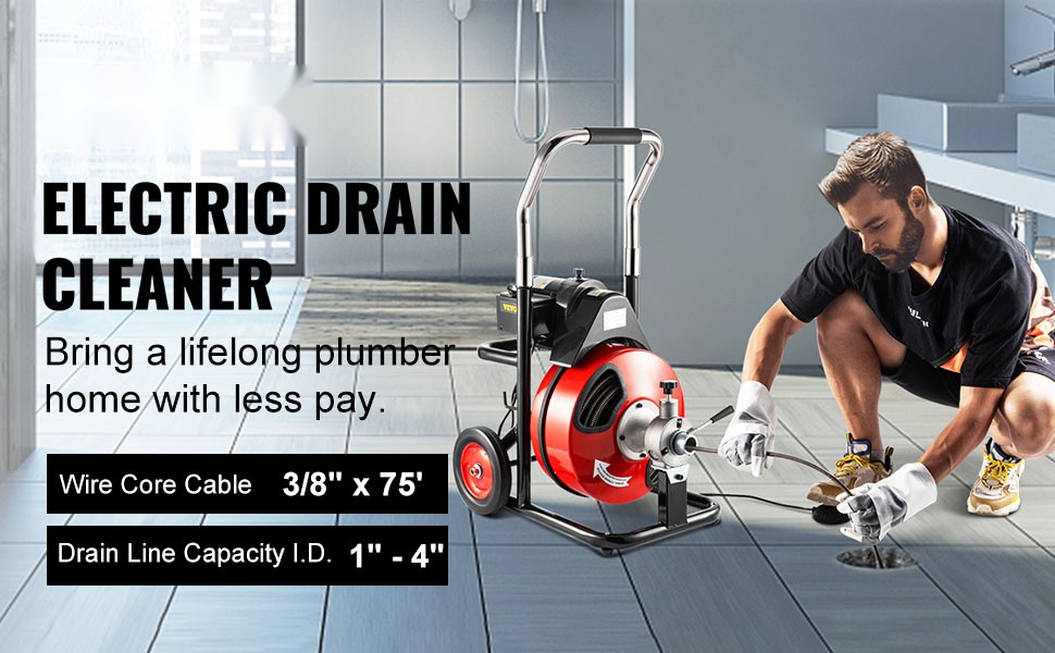 Sähköinen viemärin puhdistuskone