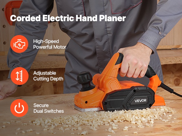 Kompakti akkukäyttöinen käsihöylä