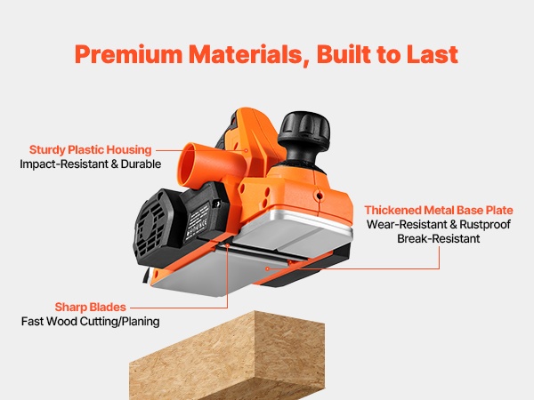 Sähköhöylän rakenne