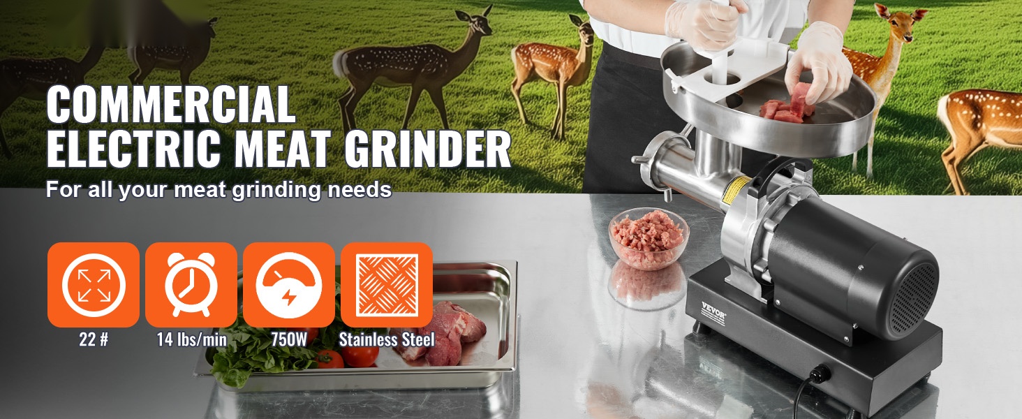 Sähköinen lihamylly pöytäkäyttöön