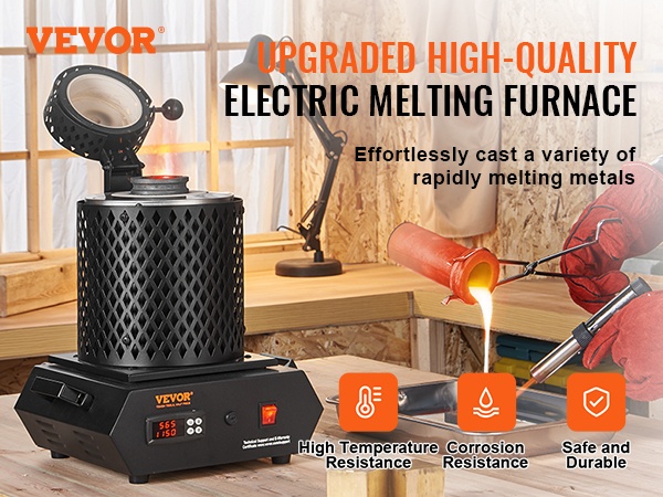 Sulatusuuni ja upokkaat