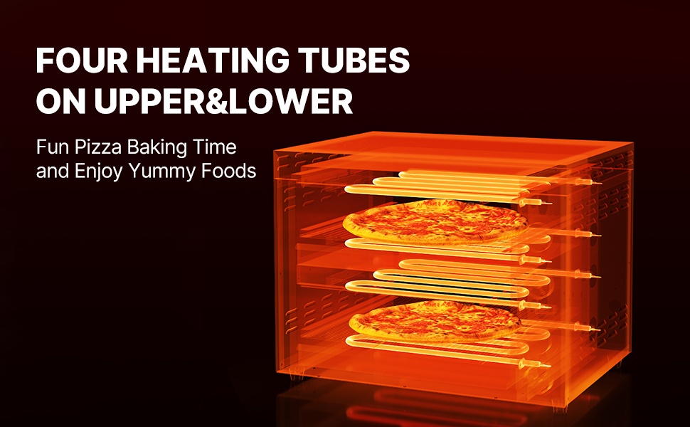 Pizzauuni käytössä ja paistotulos