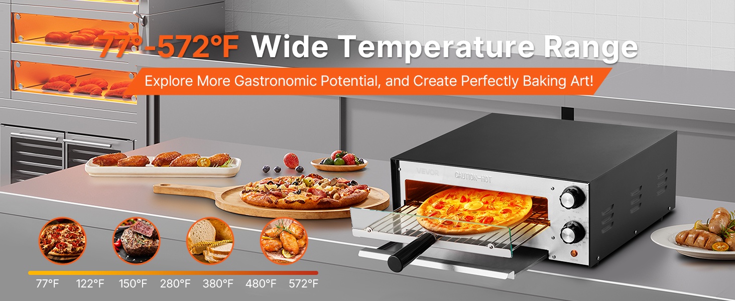 Lämpötila- ja ajastinnupit etupaneelissa