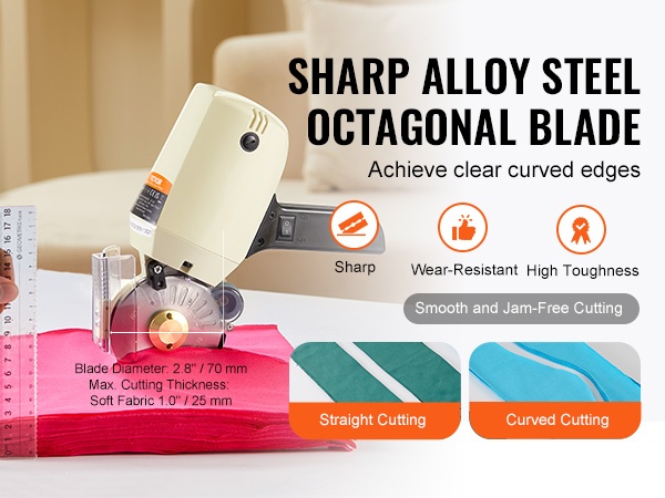 Terän yksityiskohta ja leikkuukapasiteetti