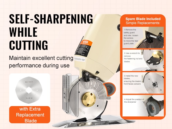 Varaterä ja teroitusjärjestelmä