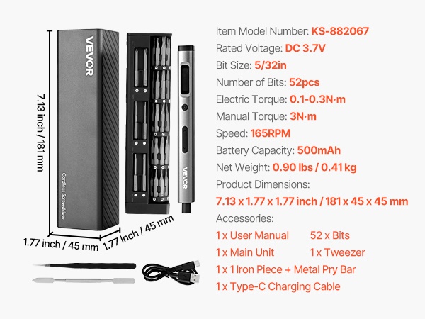 Kokonainen ruuvimeisselisarja