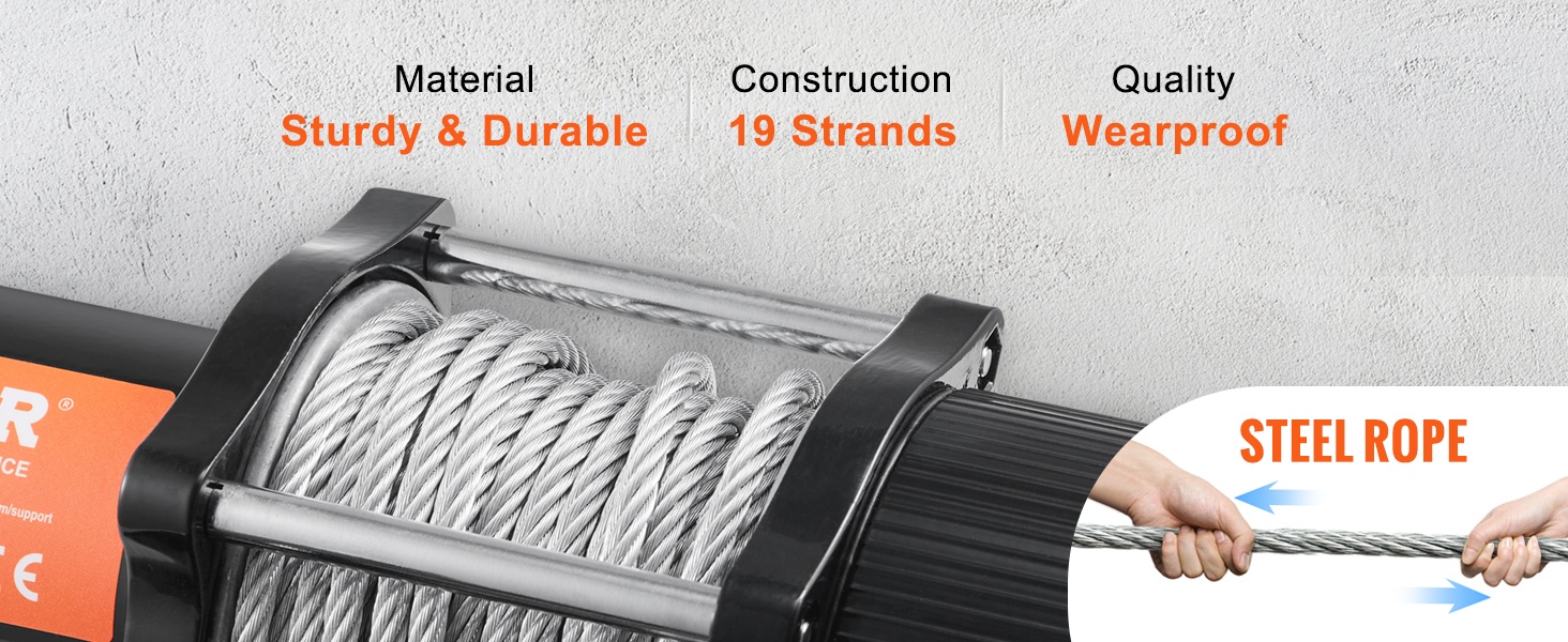 Kuormitusmerkinnät teräsvaijerissa