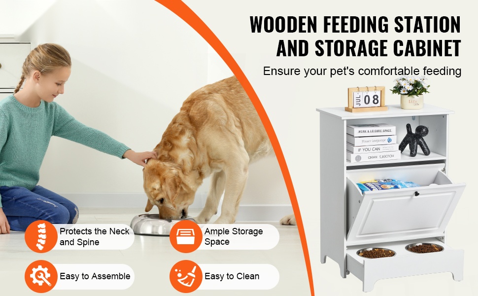 Koiran ruokinta-asema ja korotettu kuppiteline