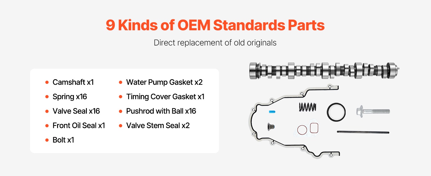 Harmaasta valuraudasta valmistettu nokka-akseli