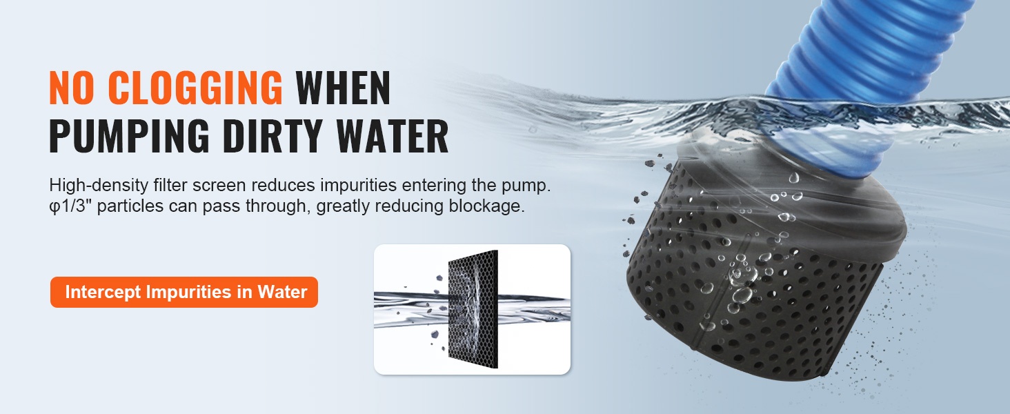 Muovinen suodatin vesiletkun päässä