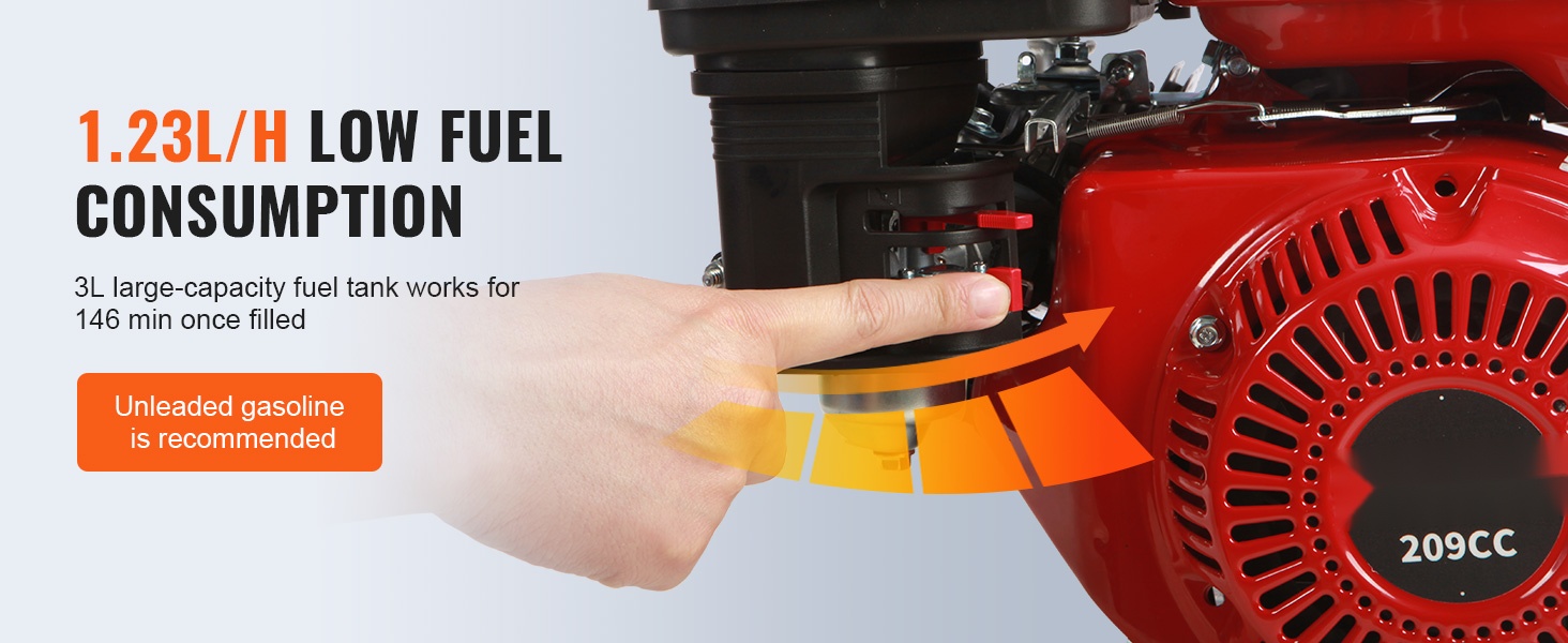 Polttoainesäiliö ja käyttöaika