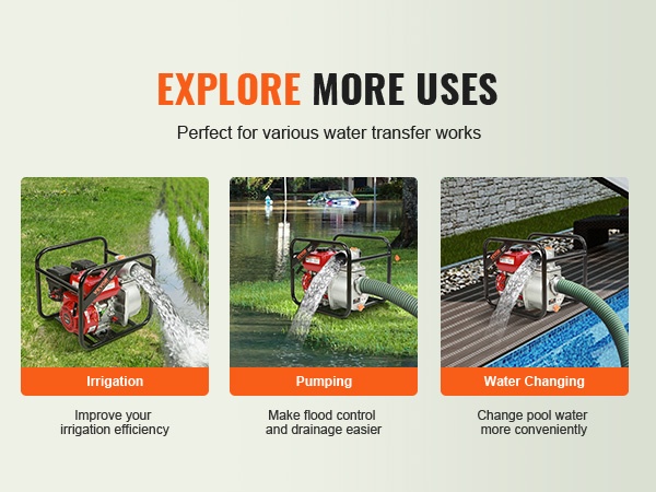 Käyttökohteita: kastelu, tyhjennys, altaat