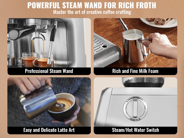 Maidon vaahdotus latte-juomia varten