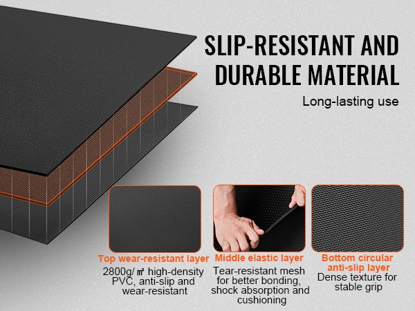 Korkean tiheyden PVC-matto