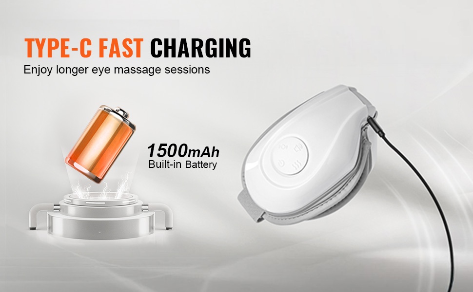 Type-C -lataus ja sisäänrakennettu akku